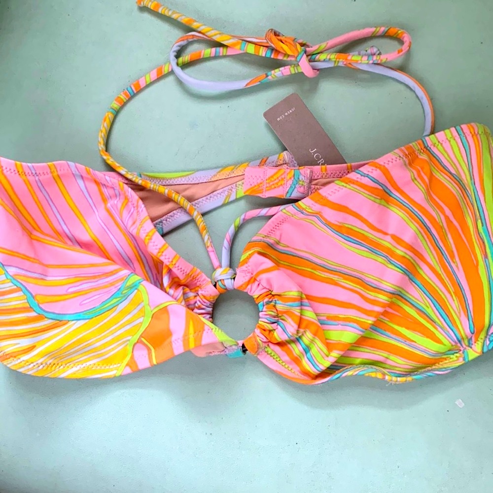 J. Crew Bandeau Bikini Top XL